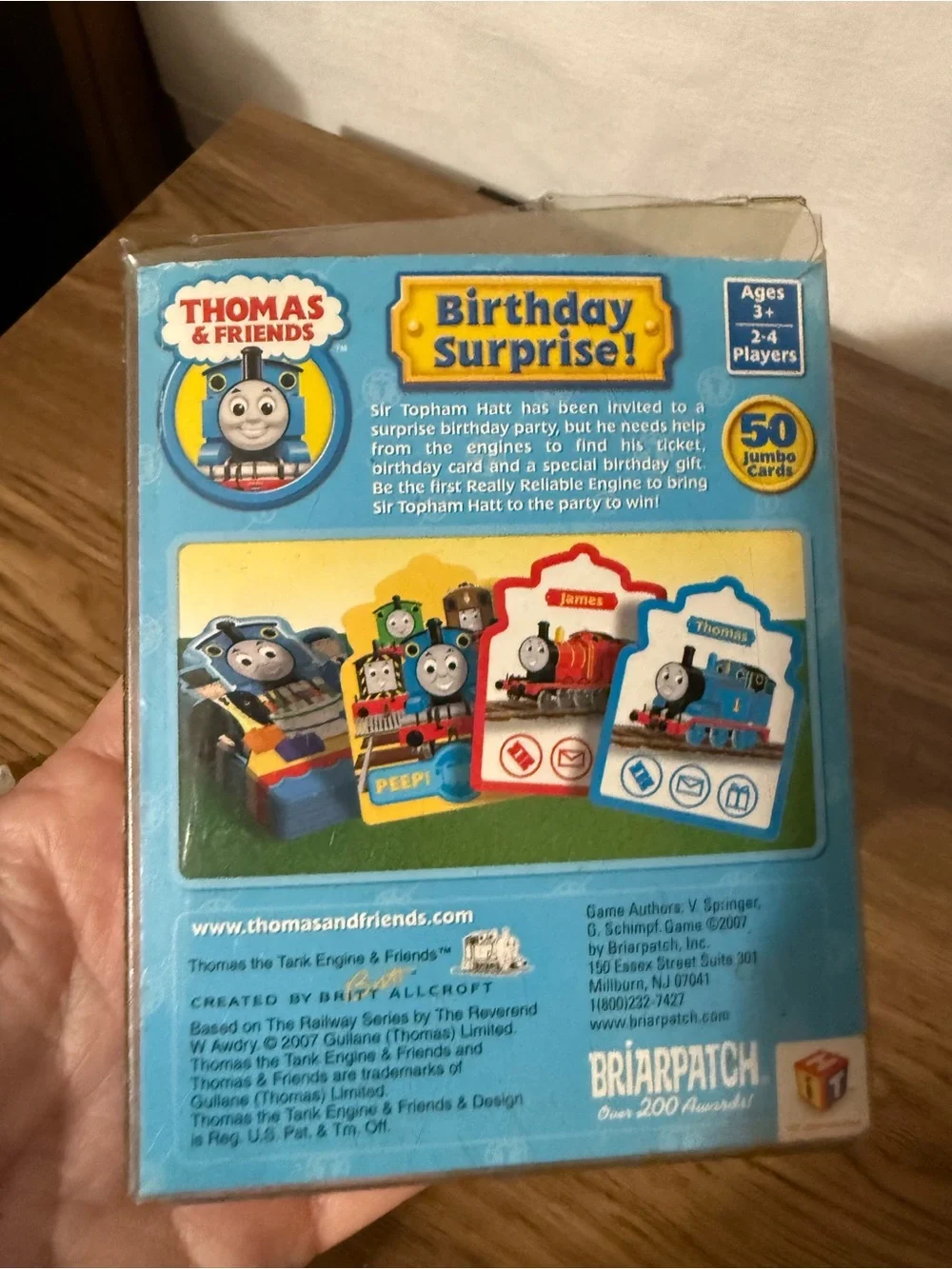 Thomas & Friends Birthday Surprise Cards - Blue, Yellow, Green